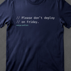 Please don't deploy on Friday.