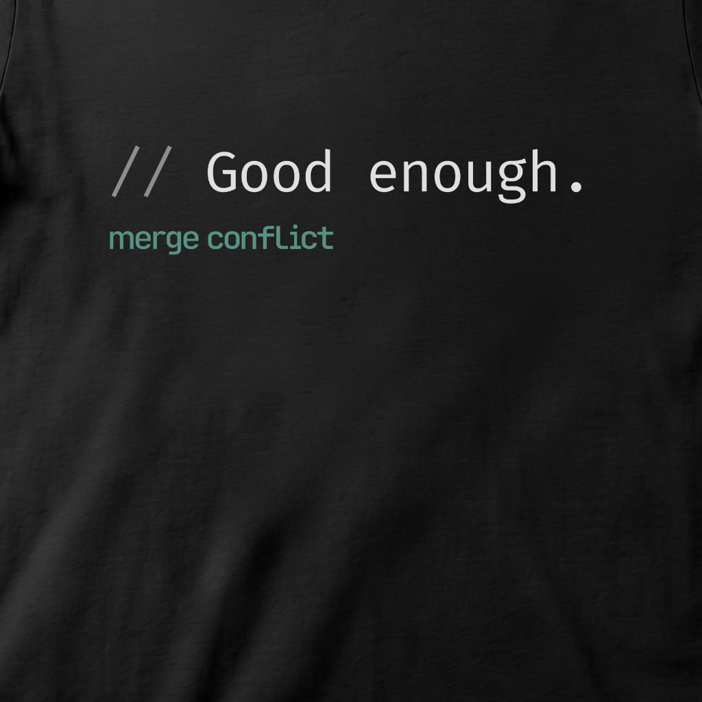 Good enough.