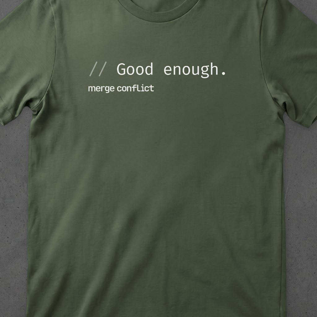 Good enough.
