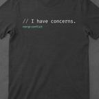 I have concerns.