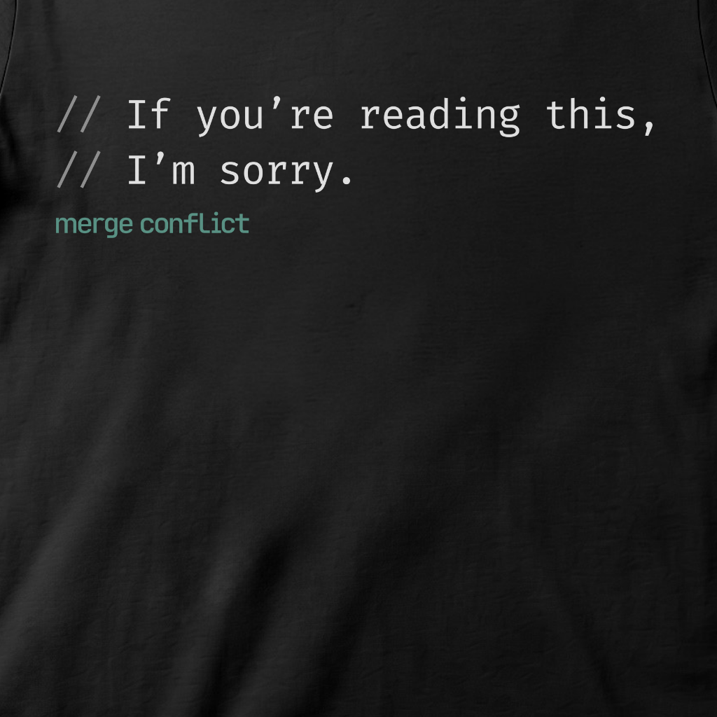 If you're reading this, I'm sorry.