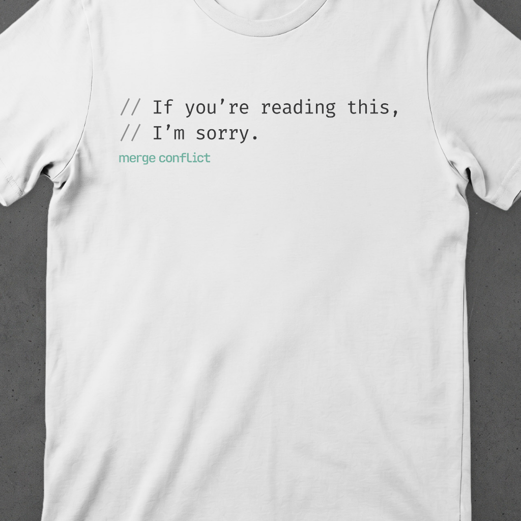 If you're reading this, I'm sorry.