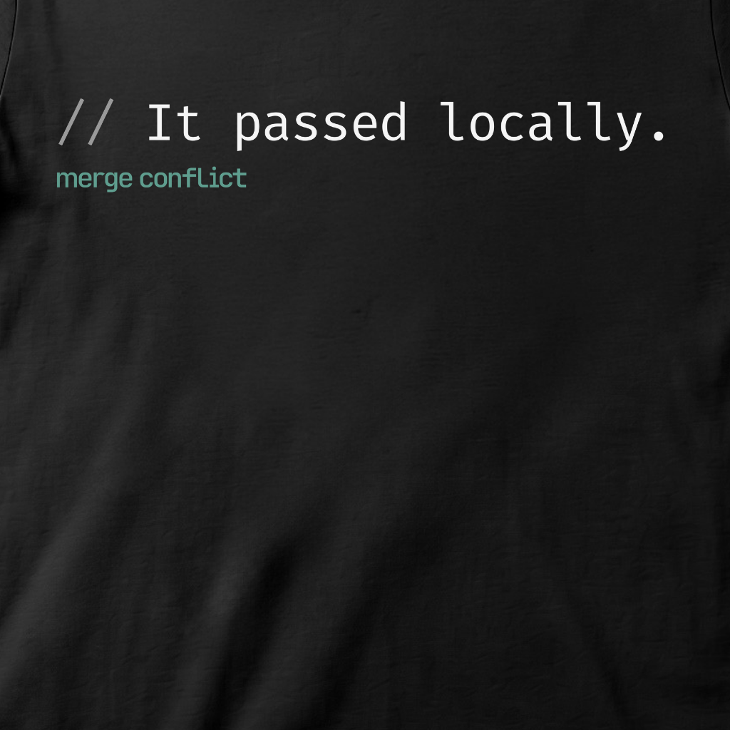It passed locally.