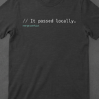 It passed locally.