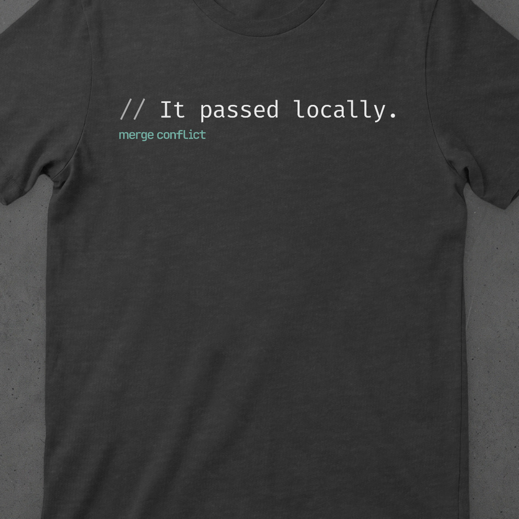 It passed locally.