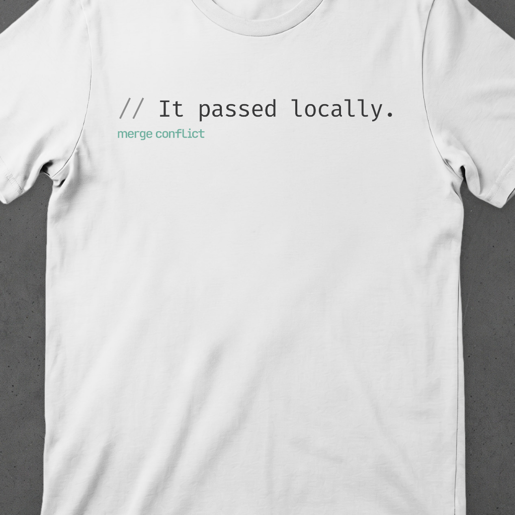 It passed locally.
