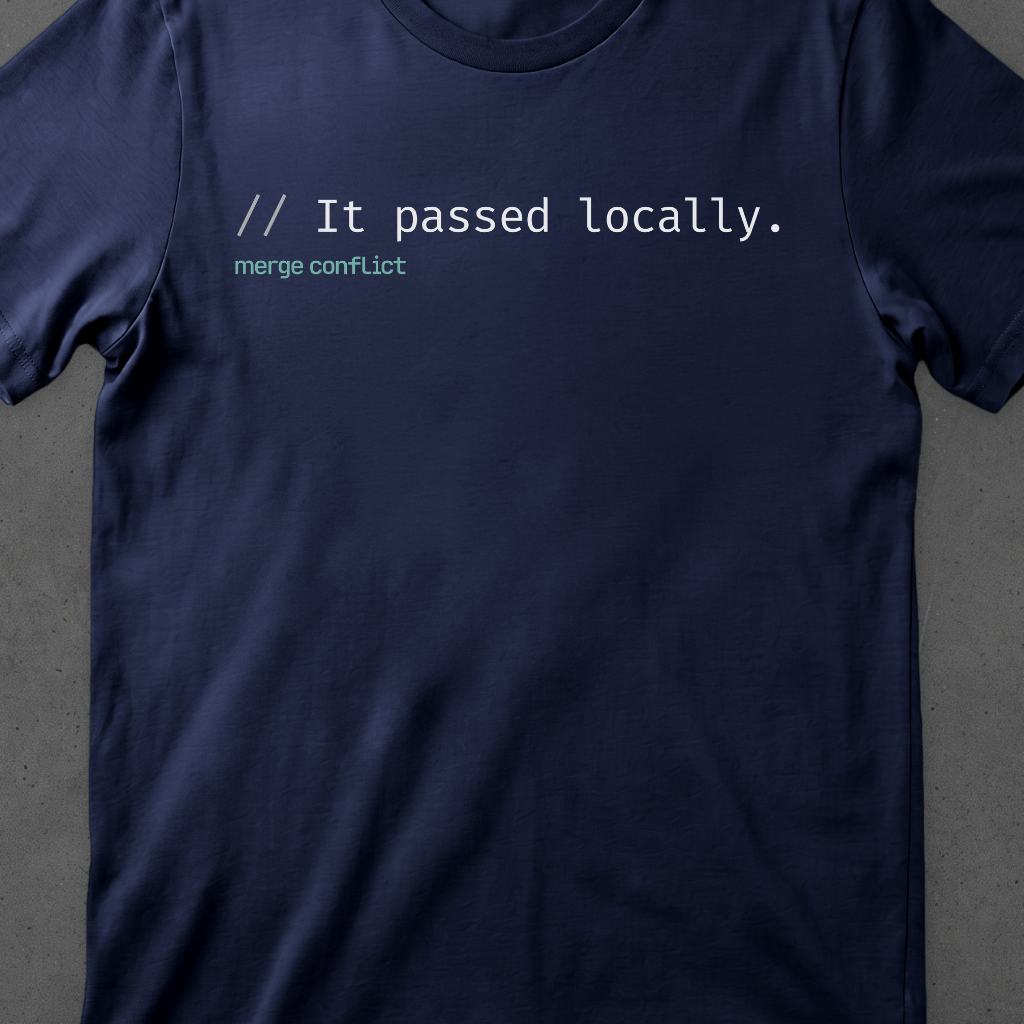 It passed locally.
