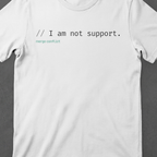 I am not support.
