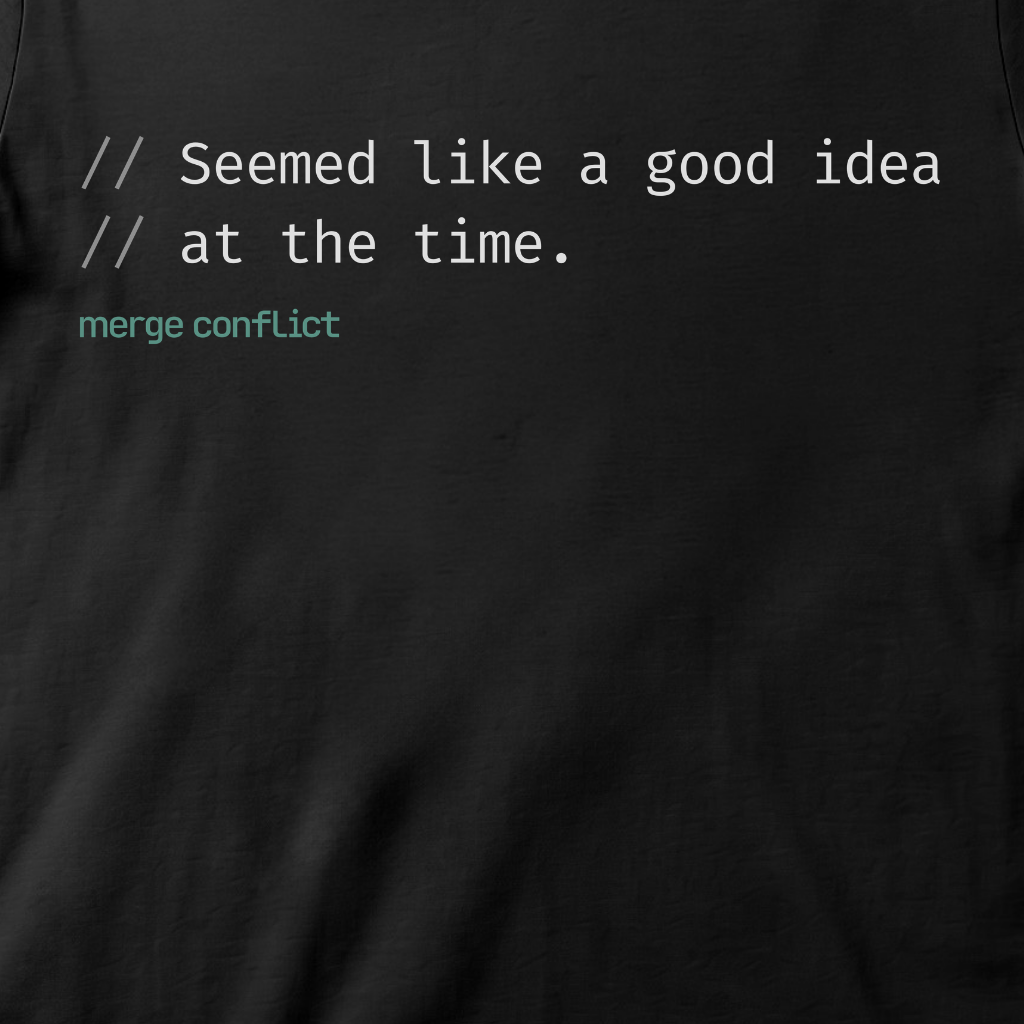 Seemed like a good idea.
