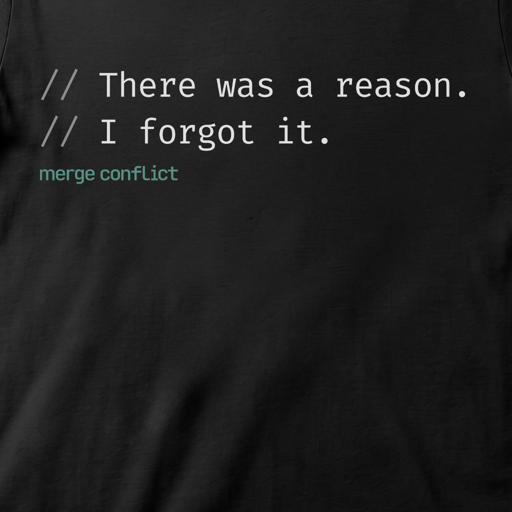 There was a reason.