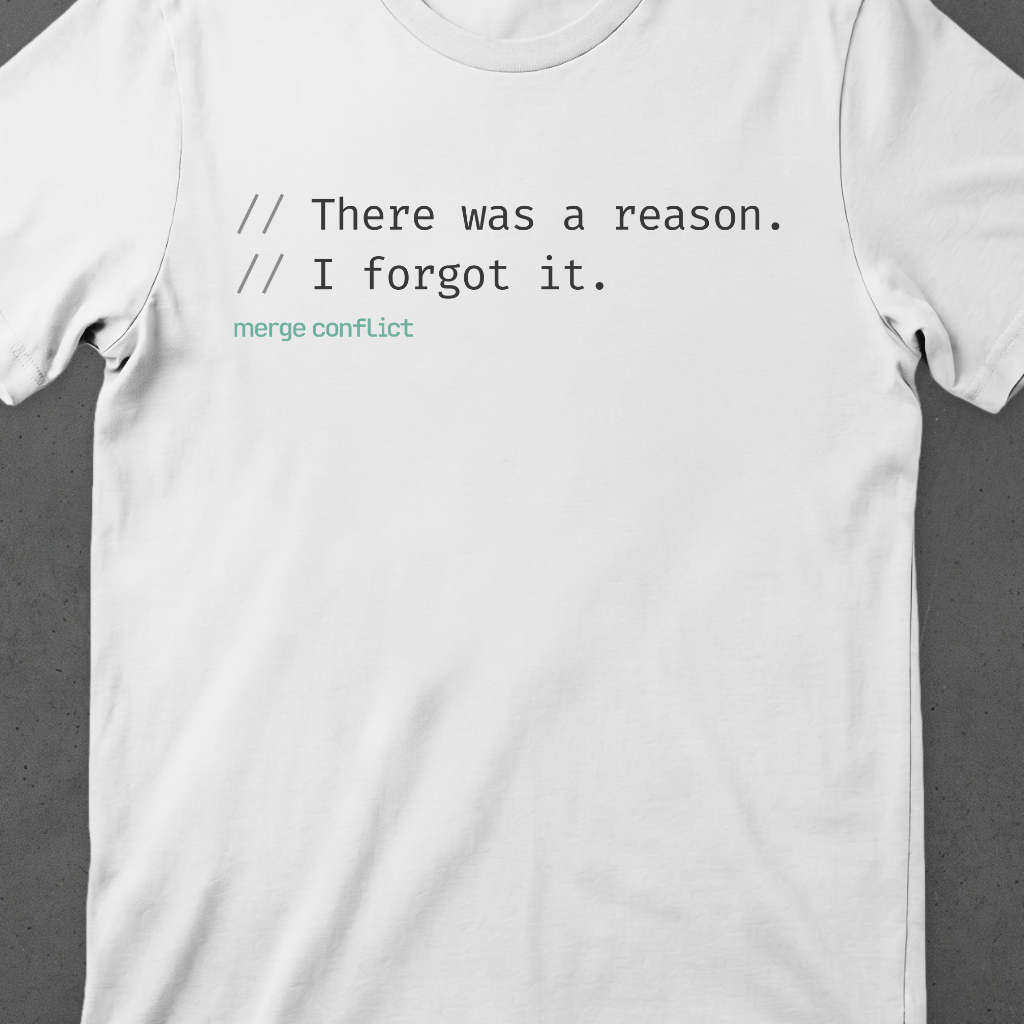 There was a reason.