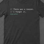 There was a reason.