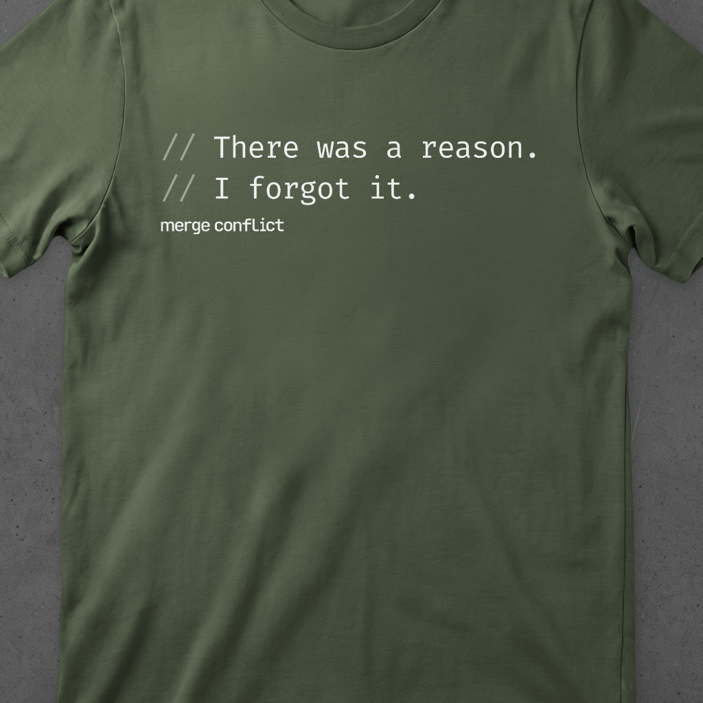 There was a reason.