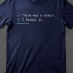 There was a reason.