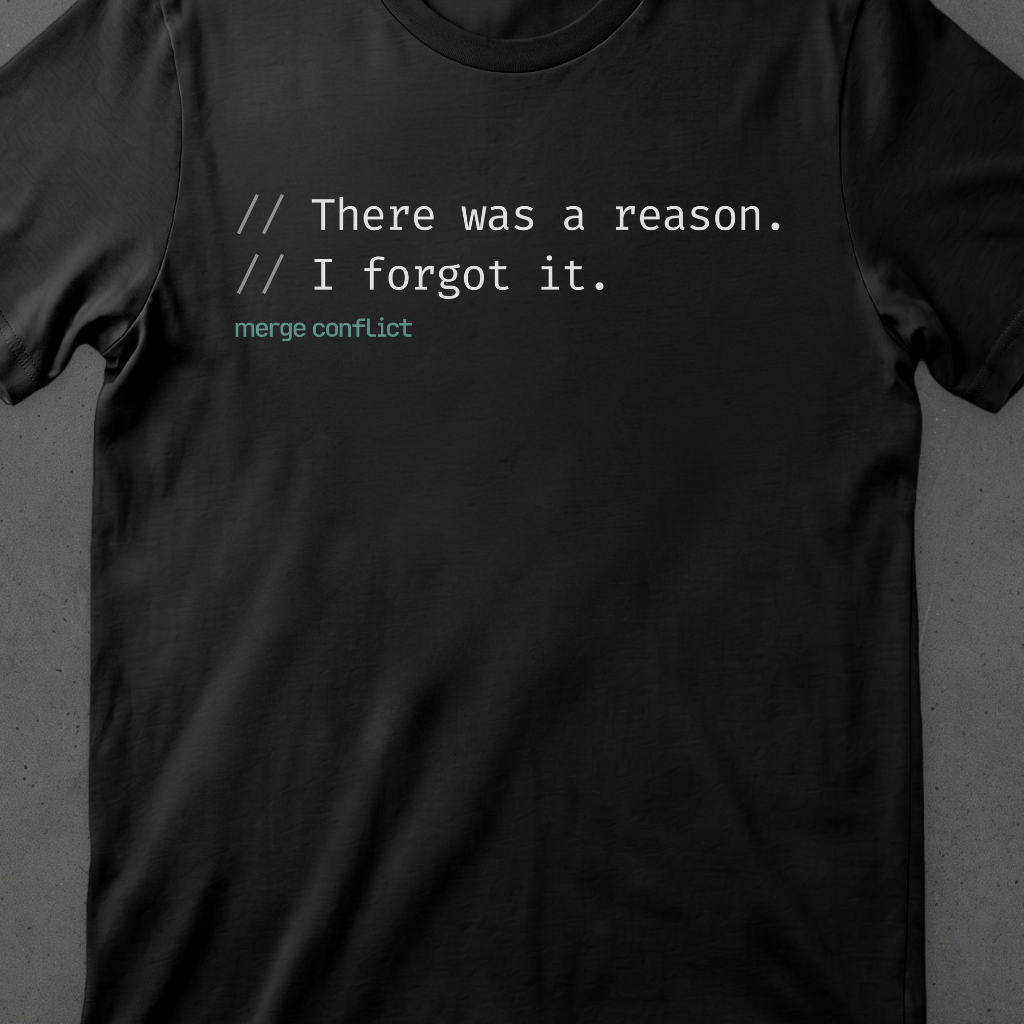 There was a reason.