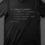 Leave It Alone • Python