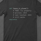 Leave It Alone • Python