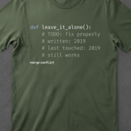 Leave It Alone • Python