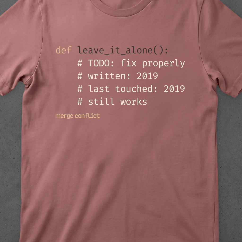 Leave It Alone • Python