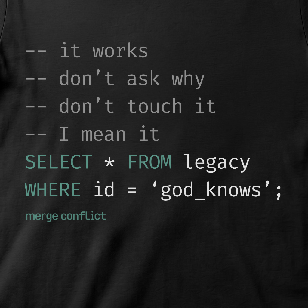 Do Not Touch ∙ SQL