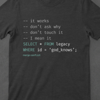 Do Not Touch ∙ SQL
