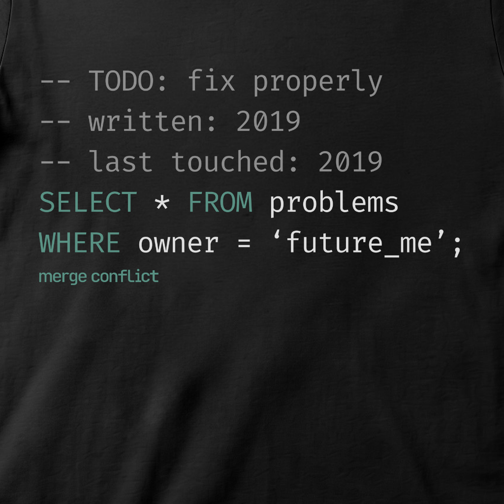 Leave It Alone • SQL