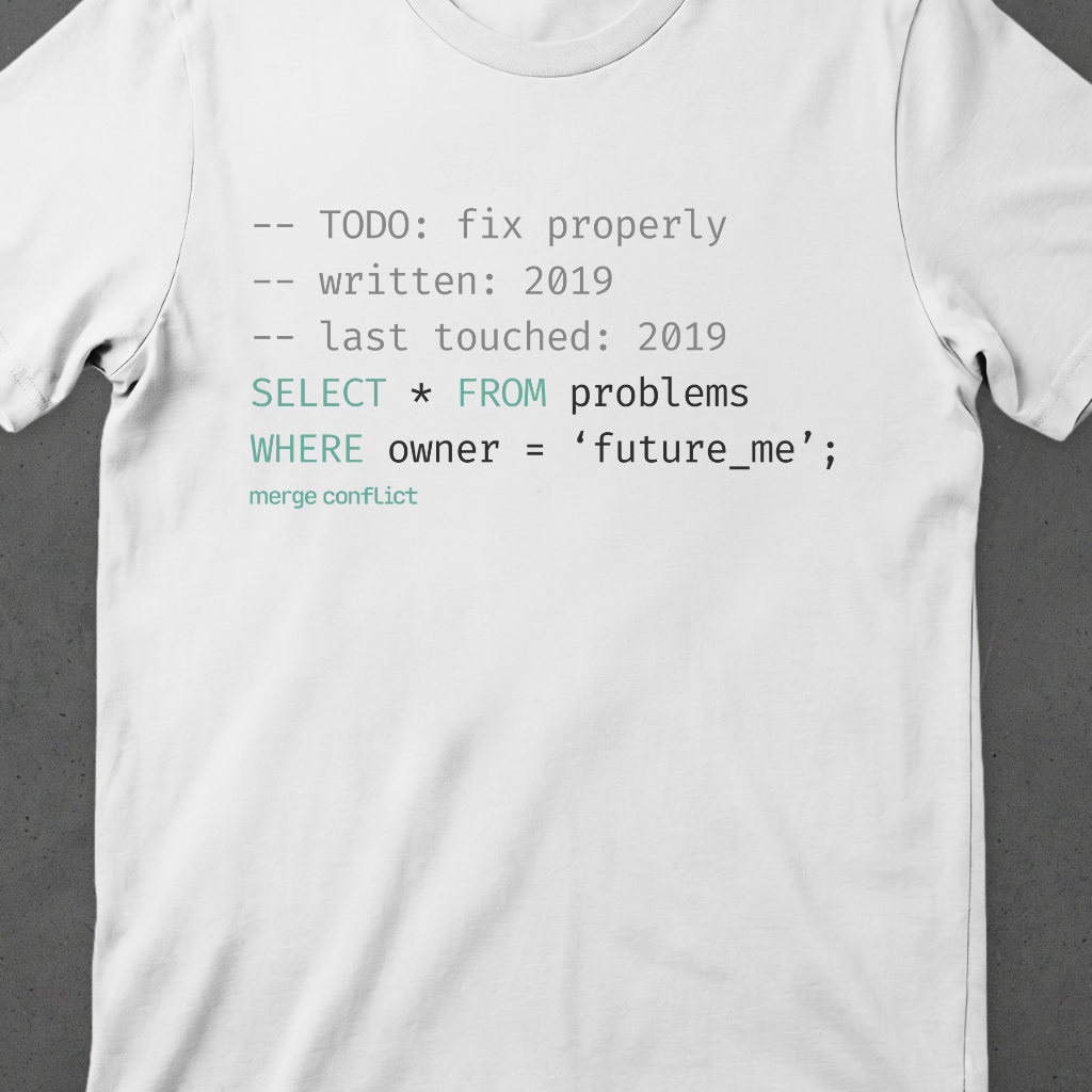 Leave It Alone • SQL