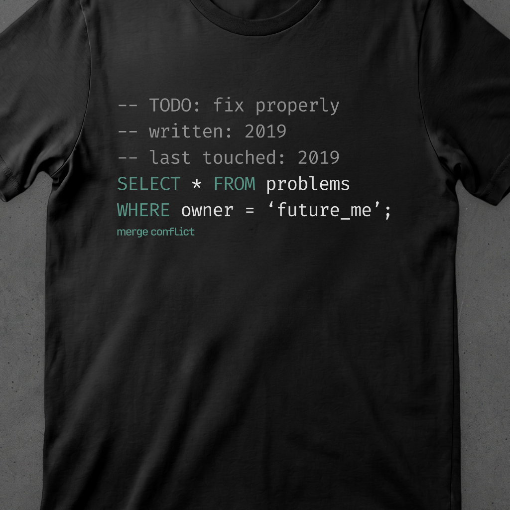 Leave It Alone • SQL
