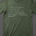 Leave It Alone • SQL