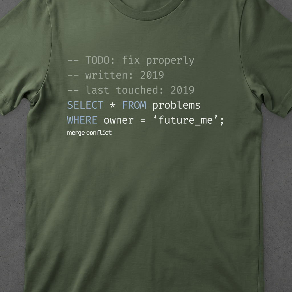 Leave It Alone • SQL