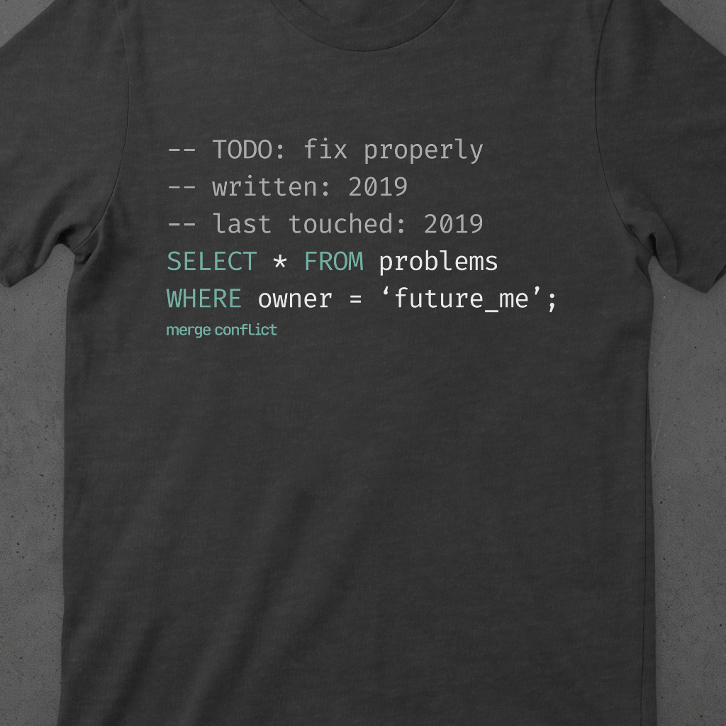 Leave It Alone • SQL