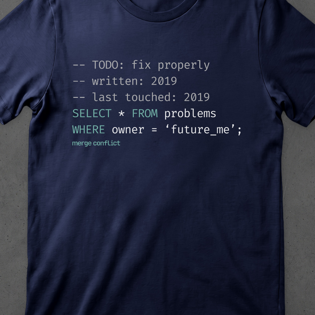 Leave It Alone • SQL
