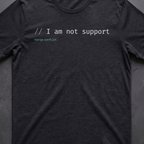 I am not support